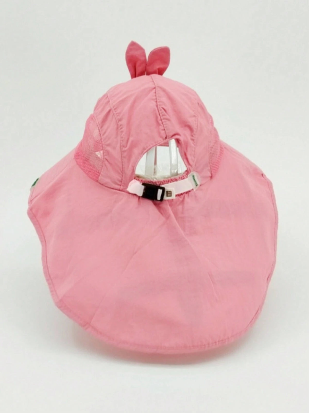 Summer Cute Cartoon Wide Brim Sun Hat for Toddler Boys and Girls, UV Protection Cap with Whistle