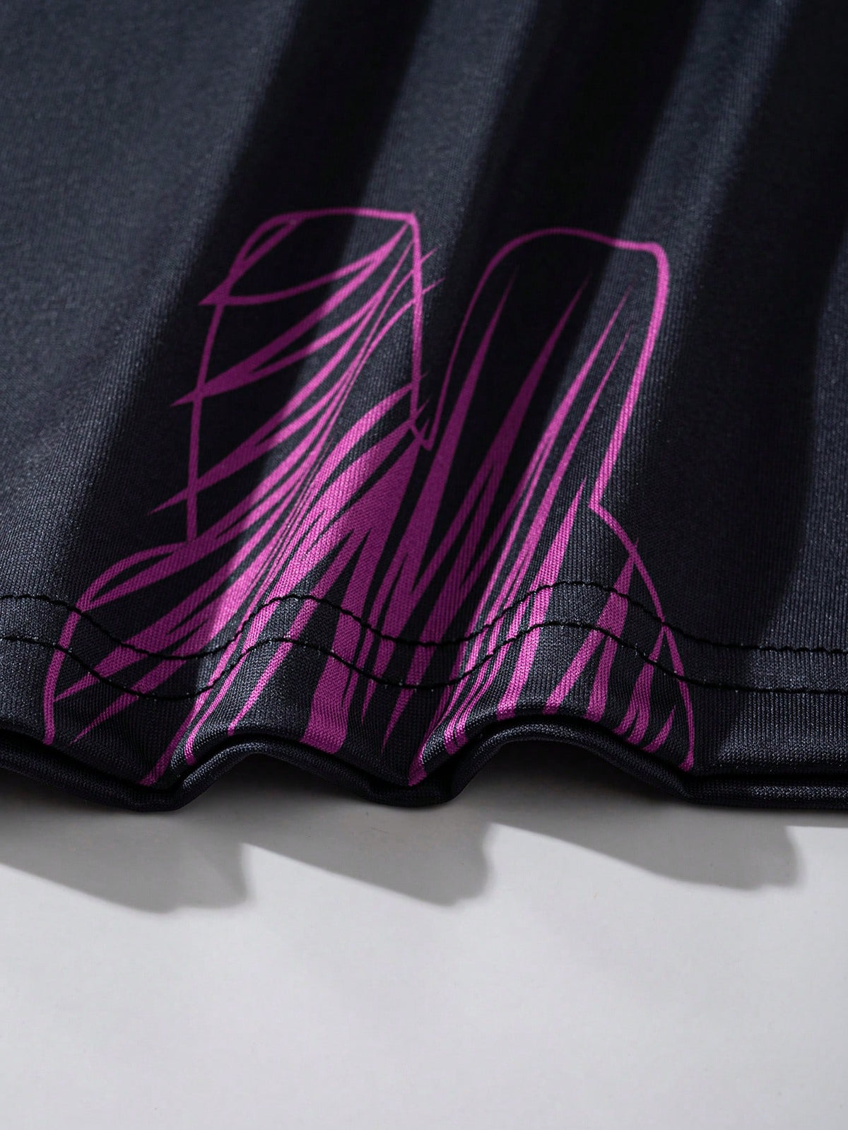 Tween Girl Cool Printed T-Shirt & Fashionable 3D Work Pants, Dark Pink