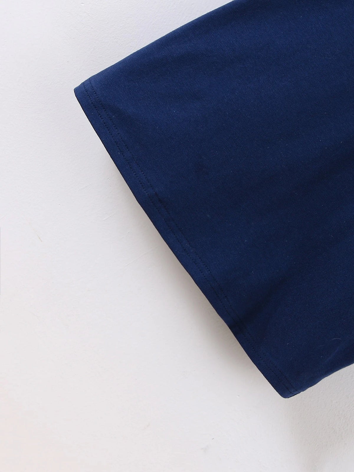 Young Boy 2Pcs/Set Casual Knitted Short Sleeve Polo Shirt & Shorts with Dolphin Embroidery for Summer