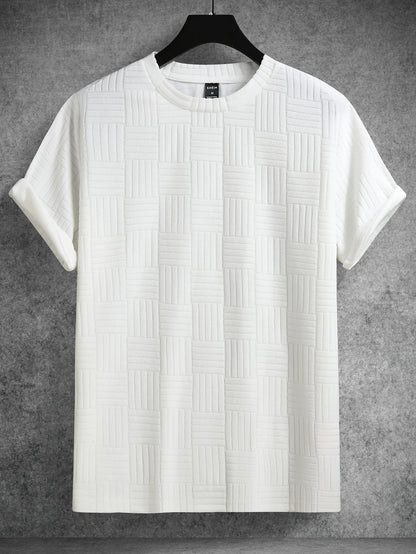 Manfinity Homme Men T-Shirts Fit Crew Neck Short Sleeve Summer Tee