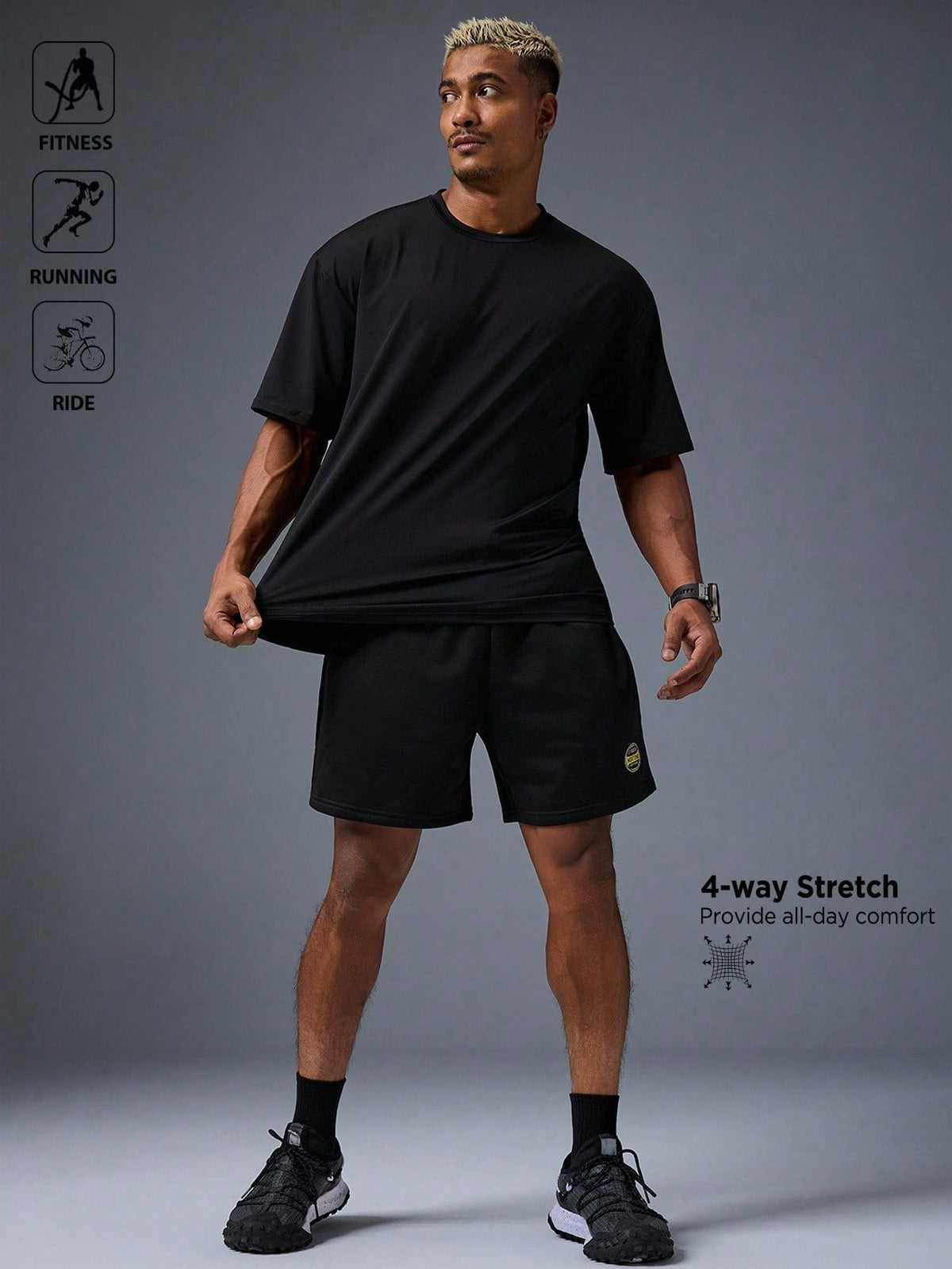 Gymbeat Boyfriend Style Men'S Casual Slogan Graphic Print Short Sleeve T-Shirt Workout Tops Gym Top Breathable, Lightweight