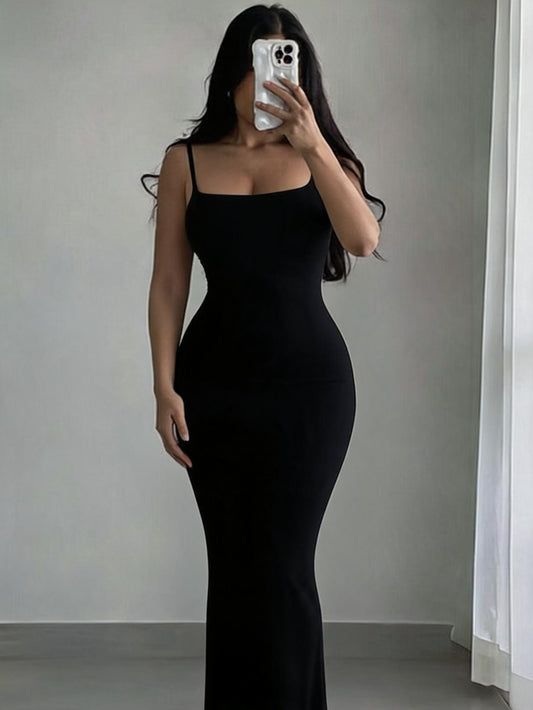 SXY Solid Criss-Cross Backless Bodycon Dress Concert Long Summer Dress Prom Dress Sexy Dress Valentine Day Dress